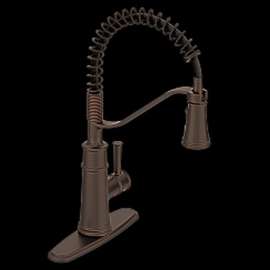 Belfield 5927ORB Oil Rubbed Bronze One-Handle Pulldown Kitchen Faucet