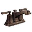 Boardwalk 6010BRB Mediterranean Bronze Two-Handle Bathroom Faucet