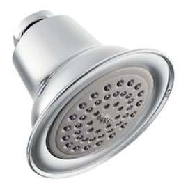 6313 Chrome One-Function 3-1/2-in Diameter Spray Head Eco-Performance Showerhead