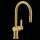 Cia 7622BG Brushed Gold One-Handle Pulldown Kitchen Faucet