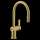Cia 7622EWBG Brushed Gold One-Handle Pulldown Kitchen Faucet