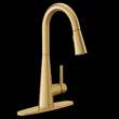 Sleek 7864BG Brushed Gold One-Handle Pulldown Kitchen Faucet