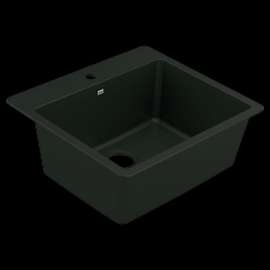 Host GGB3019B 25-in X 22-in Granite Single Bowl Dual Mount Sink