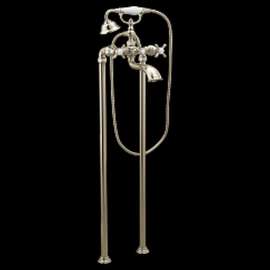 Weymouth S22105NL Chrome Two-Handle Tub Filler Includes Hand Shower