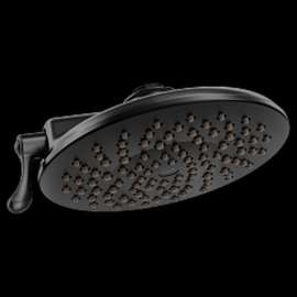 Velocity S6320BL Matte Black Two-Function 8-in Diameter Spray Head Rainshower