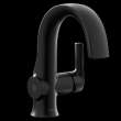 Doux S6910EWBL Matte Black One-Handle Bathroom Faucet