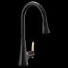 Sinema S7235EV2BL Matte Black One-Handle Pulldown Kitchen Faucet