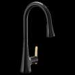 Sinema S7235EV2BL Matte Black One-Handle Pulldown Kitchen Faucet