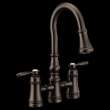 Weymouth S73204ORB Oil Rubbed Bronze Two-Handle Pulldown Kitchen Faucet