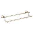 Flara YB0322BN Brushed Nickel 24-in Double Towel Bar