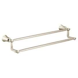 Flara YB0322BN Brushed Nickel 24-in Double Towel Bar