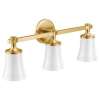 Flara YB0363BG Three Globe Bath Light