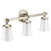 Flara YB0363NL Three Globe Bath Light