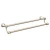Belfield YB6422NL Polished Nickel 24-in Double Towel Bar