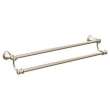 Belfield YB6422NL Polished Nickel 24-in Double Towel Bar