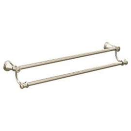 Belfield YB6422NL Polished Nickel 24-in Double Towel Bar