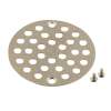 Moen Polished Brass 4" Shower Drain Cover (8.7"L x 5.2"W x .4"H)