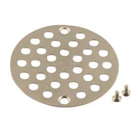 Moen Polished Brass 4" Shower Drain Cover (8.7"L x 5.2"W x .4"H)