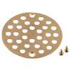 Moen Polished Brass 4" Shower Drain Cover (8.7"L x 5.2"W x .4"H)