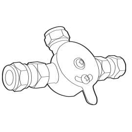 Commercial Mixing Valve With Check Valves