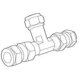 Commercial Mixing Tee With Check Valves