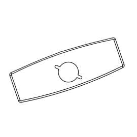 Commercial 4" Deck Plate (With Mounting Kit) For 8302, 8303, 8304, 104426