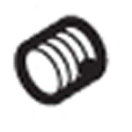 Commercial Vandal-resistant screws with o-ring & key for flush valve (12/bag)