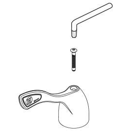 Commercial Wrist Blade Handle For Ceramic Disc, Cold 8100 Series, 121444