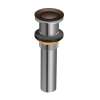 Moen Spring Loaded Push Button Bathroom Drain Assembly (without Overflow)