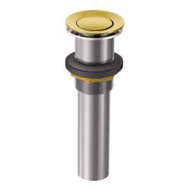 Moen Spring Loaded Push Button Bathroom Drain Assembly (without Overflow), 140780P