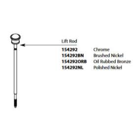 Weymouth Chrome Diverter Rod Kit