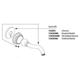 Weymouth Chrome Spout Kit