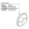 Weymouth Chrome Wall Escutcheon and Gasket