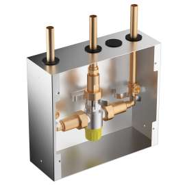 Commercial 1/2" CC connection includes check stops thermostatic