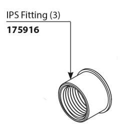 Commercial Parts & Accessories IPS Fitting (Package of 3)