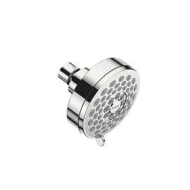 Chrome three-function 3.75" diameter spray head eco-performance showerhead showerhead, 20001
