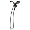 Magnetix Oil rubbed bronze six-function 6.7" diameter spray head standard with handshower, 216C3ORB
