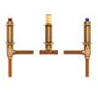 M-pact Two Handle Roman Tub Valve Adjustable 1/2" Cc Connection