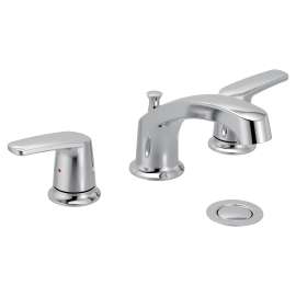 Chateau Chrome two-handle low arc bathroom faucet
