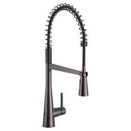 Sleek MotionSense Wave One-Handle Pre-Rinse Spring Touchless Kitchen Faucet