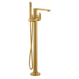 Greenfield Chrome one-handle tub filler includes hand shower
