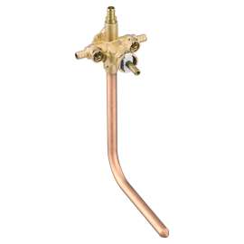 Includes bulk pack Posi-Temp(R) 1/2" crimp ring PEX with cc/ips tub connection pressure balancing, 62360PF