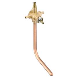 Includes bulk pack Posi-Temp(R) 1/2" crimp ring PEX with cc/ips tub connection pressure balancing, 62380PF
