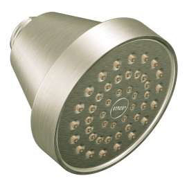 Moen Chrome one-function 3-5/8" diameter spray head eco-performance showerhead