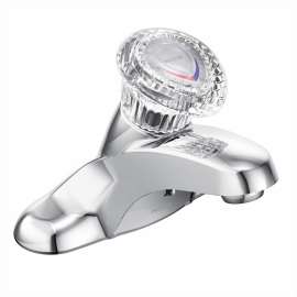 Chrome one-handle bathroom faucet, 64601