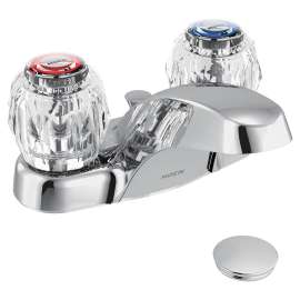 Chrome two-handle bathroom faucet, 64920