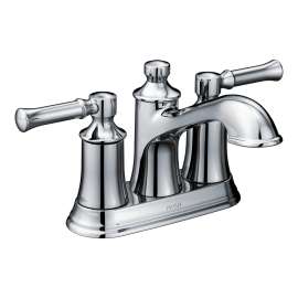 Chrome two-handle bathroom faucet, 66802