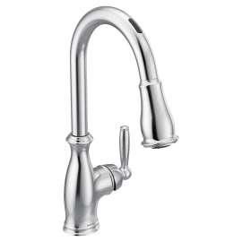 Brantford Smart Kitchen Faucet One-Handle High Arc Pulldown, 7185EVC