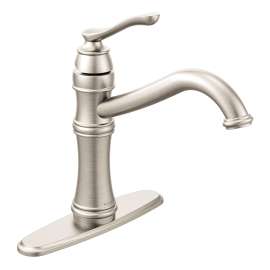 Belfield Chrome One-Handle High Arc Kitchen Faucet, 7240SRS