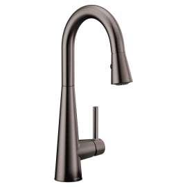 Sleek One-Handle Pulldown Bar Faucet